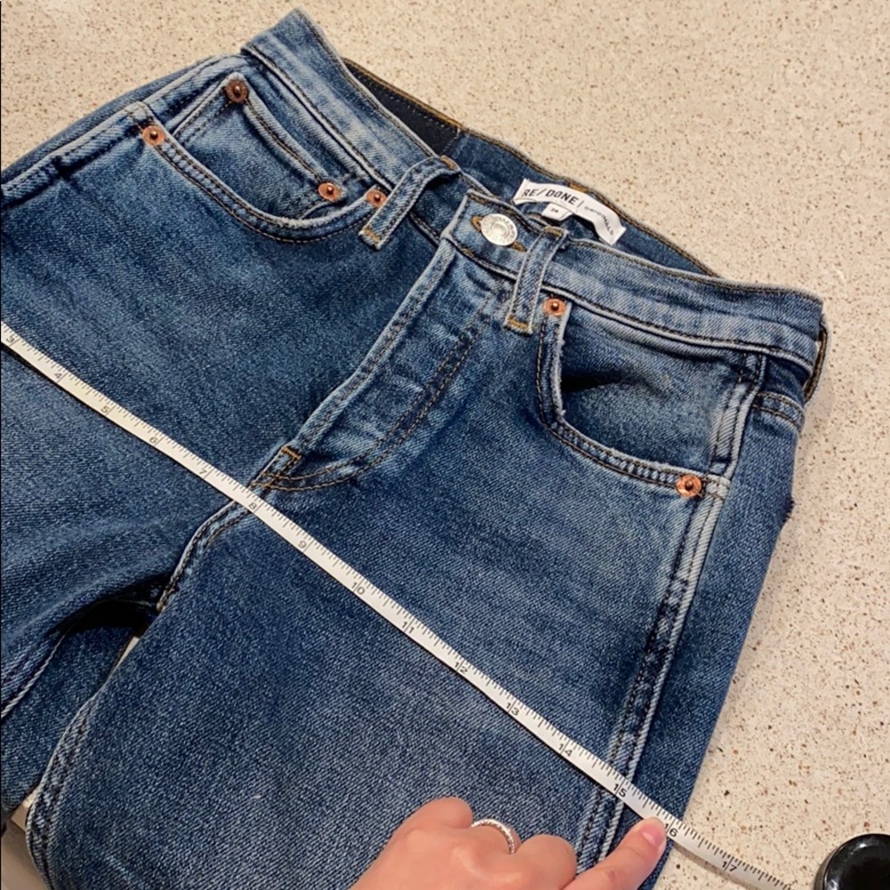 Re/Done Originals 50’s Cigarette Jeans sz 24 - Picture 15 of 16